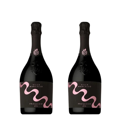Villa Marcello Prosecco Rose 75cl Duo Gift Set